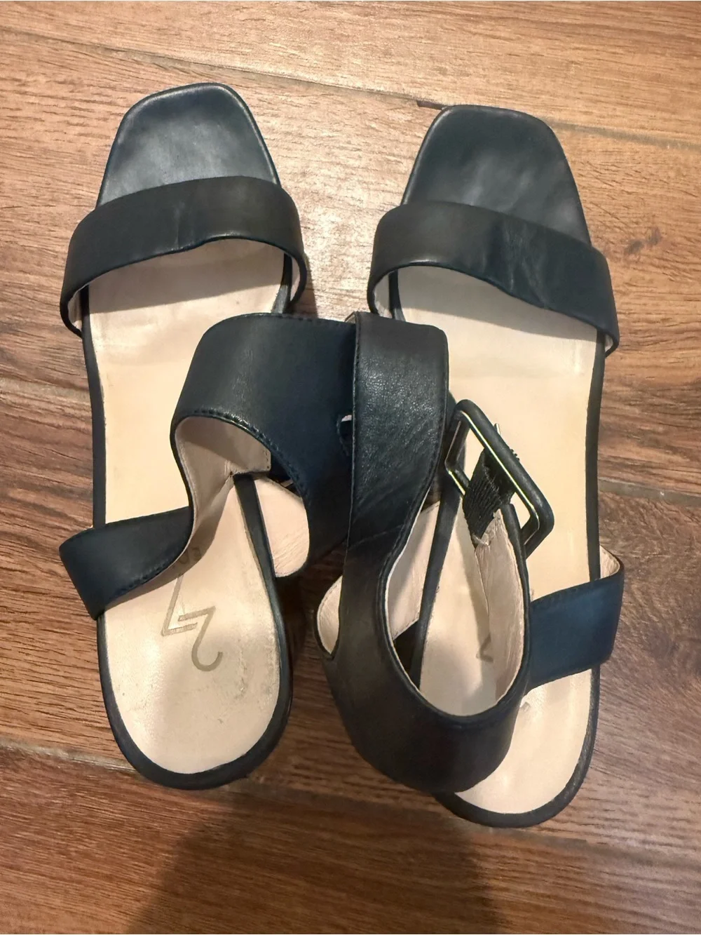 ✨27 Edit Black Block Heel Sandals with Buckle Strap